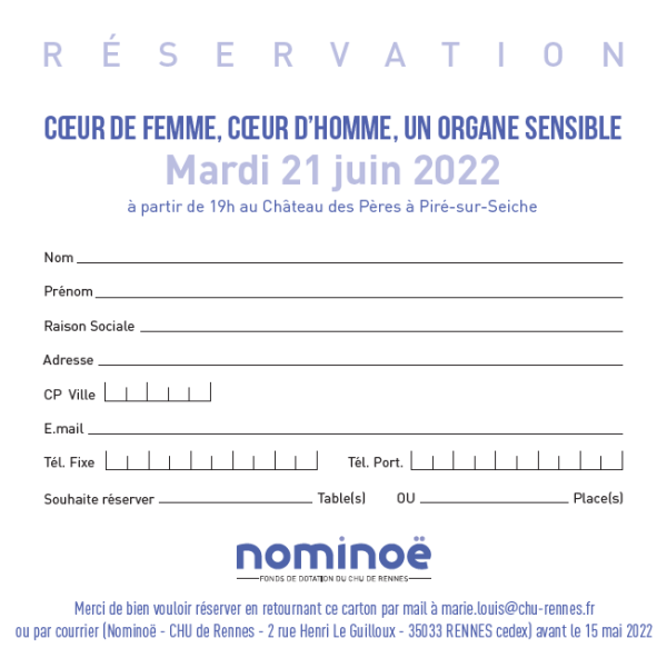 Réservez votre soirée pour Nominoë